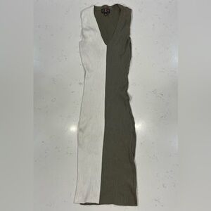 NYC Color-Blocked Midi Sweater Dress, Women’s L